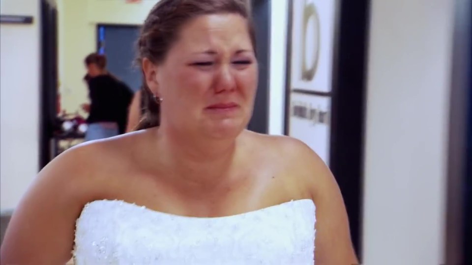 The bride-to-be was brought to tears by the harsh remarks of her mother and friends