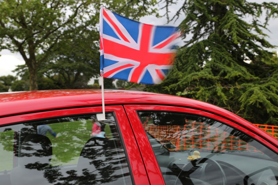 Drivers are being cautioned to be careful with their jubilee car decorations to avoid pesky fines and points