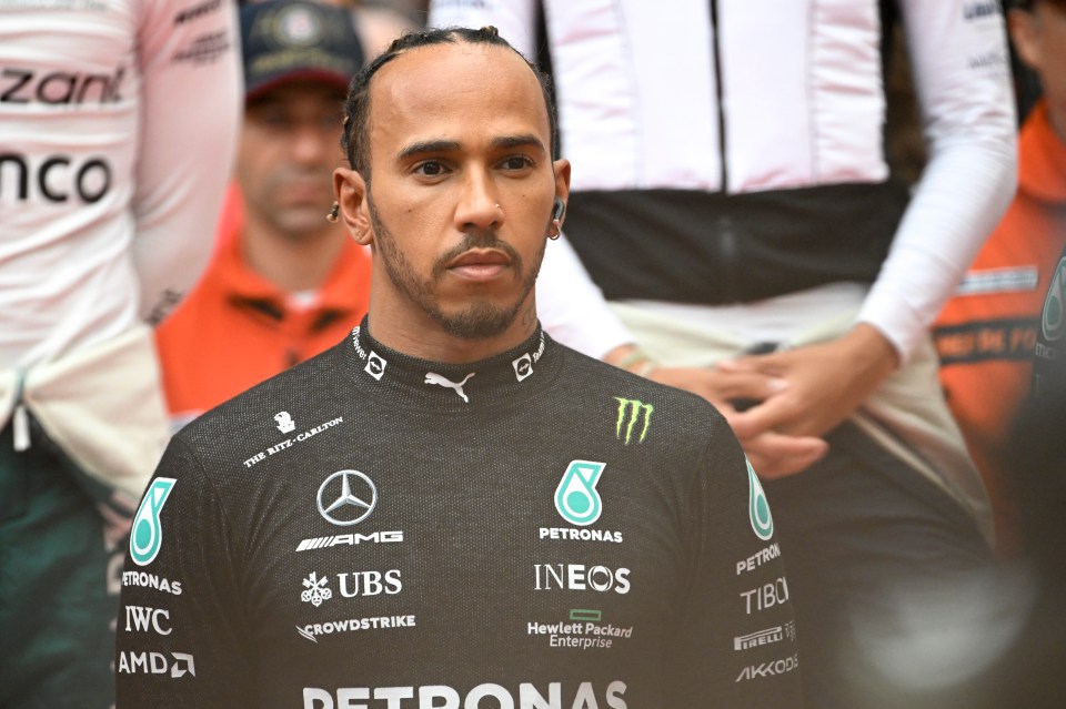 Lewis Hamilton came home in P8