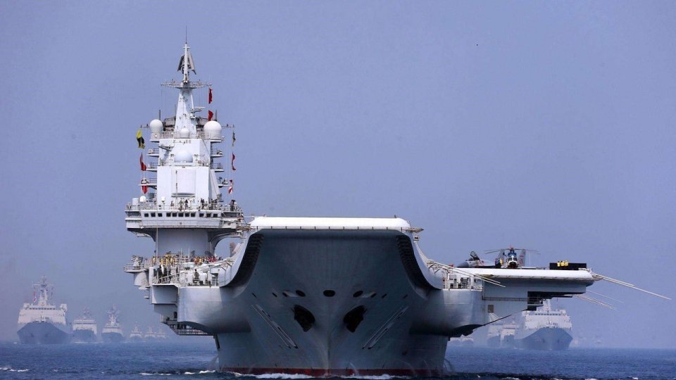 China has also dispatched an aircraft carrier