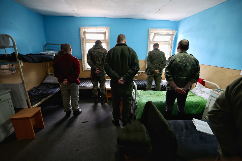 The Sun has gained exclusive access to a prisoner of war camp in Ukraine