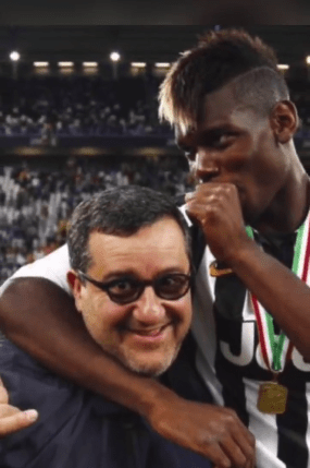 The agent with Pogba during his Juventus days