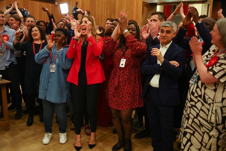 Labour celebrate taking Wandsworth council