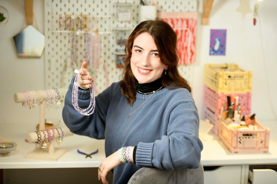 Ruby set up her jewellery business while studying for her GCSEs and soon sold more than 1,000 items worldwide