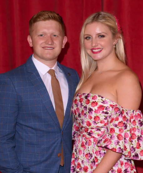 Sam Aston and wife Briony have welcomed their second child