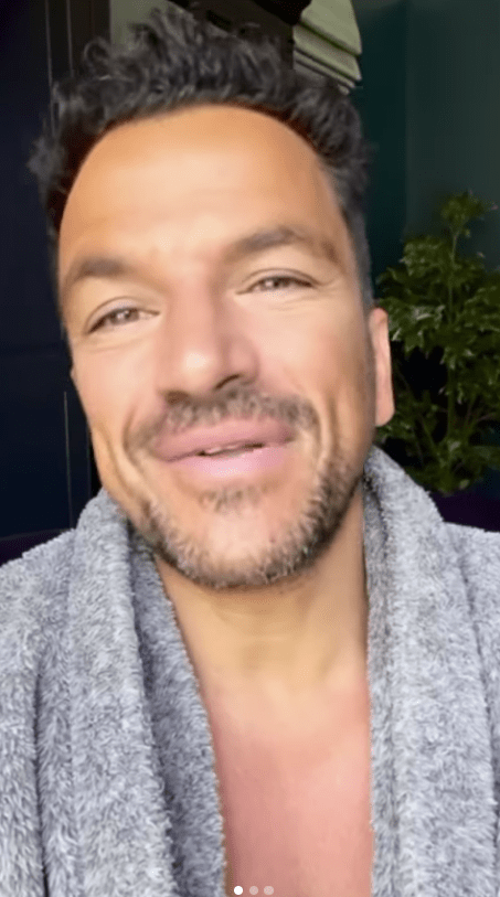 Peter Andre has spoken out about Rebekah Vardy's manhood comments