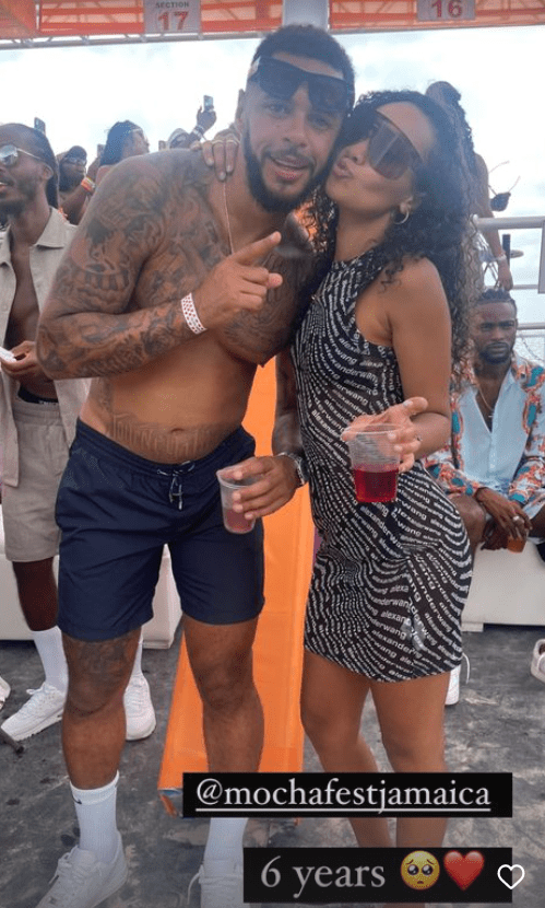 Andre Gray and Leigh-Anne Pinnock partied at Mocha Fest in Jamaica