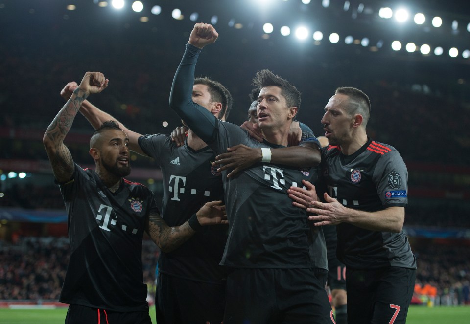 Bayern ran riot to embarrass the Gunners