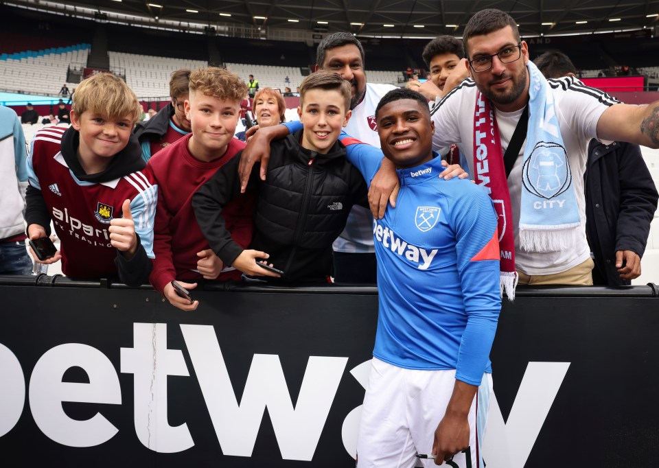 Academy graduate Johnson is a fan favourite at the London Stadium