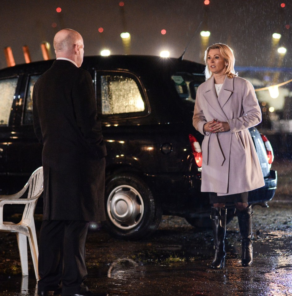 Kathy Beale was presumed dead for 15 years before making her shock return, above