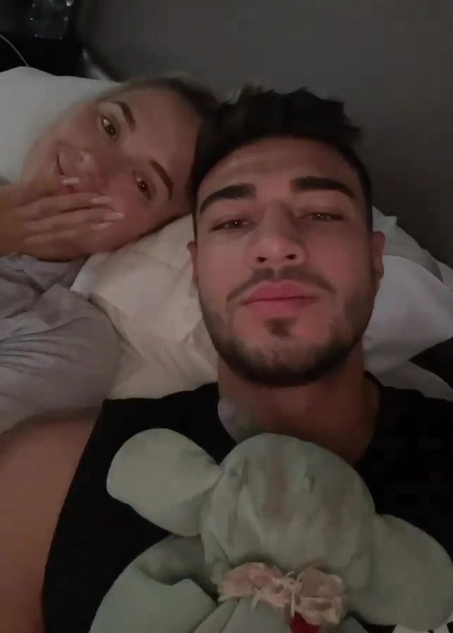 Molly-Mae Hague and Tommy Fury love cuddling up in bed