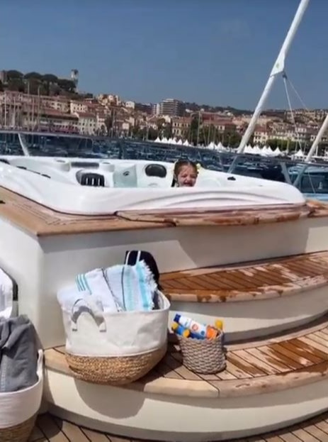 Fury's kids enjoy their time aboard the boat