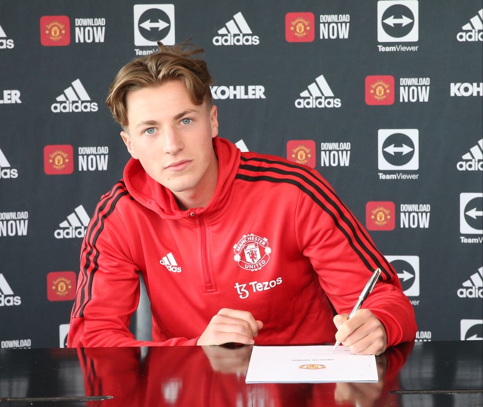 Charlie Savage has signed a new long-term contract with Manchester United