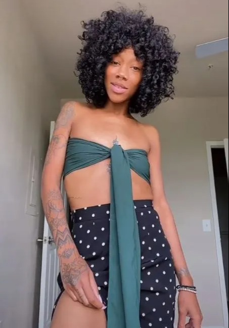 Dominique has encouraged others to feel good about themselves with her body positive content