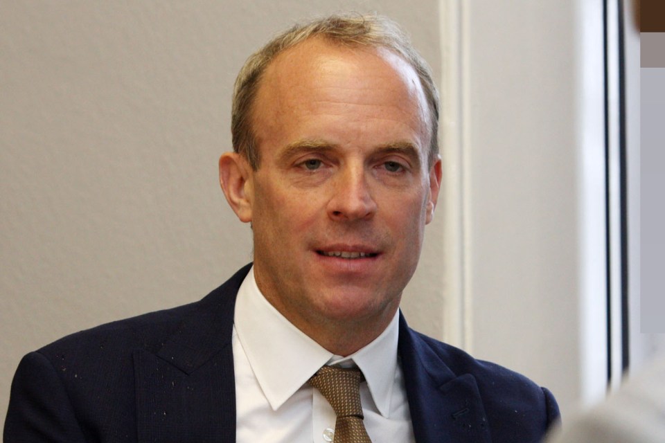 Dominic Raab has waded into the trans debate to declare “it’s obvious” a woman can’t be born with a penis