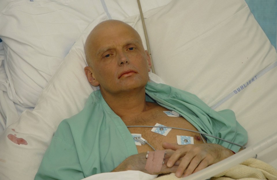 Alexander Litvinenko died in 2006 from radiation poisoning - with this chilling image becoming synonymous with Vlad's brutal tactics