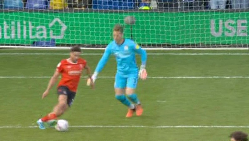 Harry Cornick picked his pocket by stealing the ball away