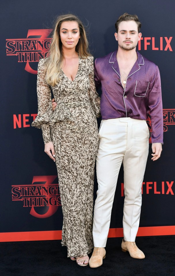 Liv, 22, dates Dacre Montgomery, 27, whose character was bumped off in Series 3 of the Netflix sci-fi hit