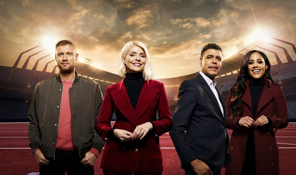 Andrew Flintoff, Holly Willoughby, Chris Kamara and Alex Scott will host The Games.