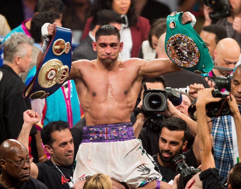 Amir Khan was a former unified world champion