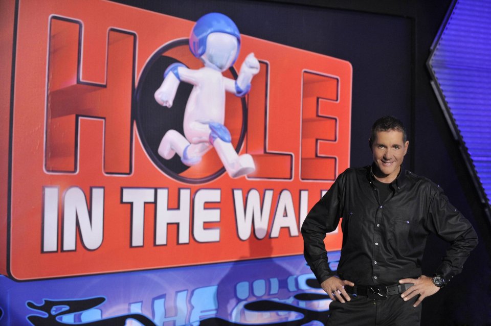 Dale Winton hosted the first series of Hole in the Wall