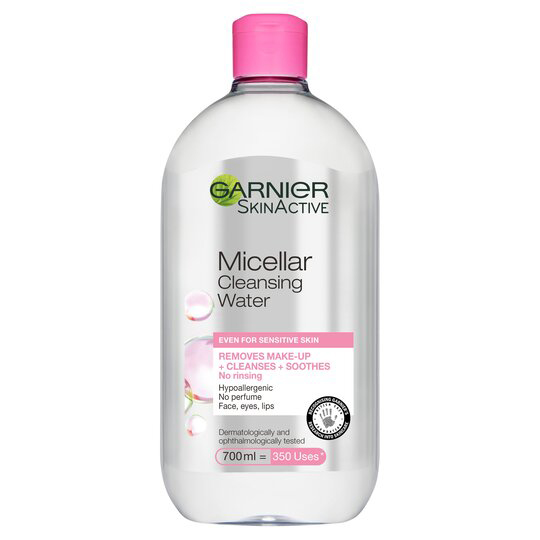 Garnier Micellar facial cleanser for sensitive skin is £4.99 at B&M