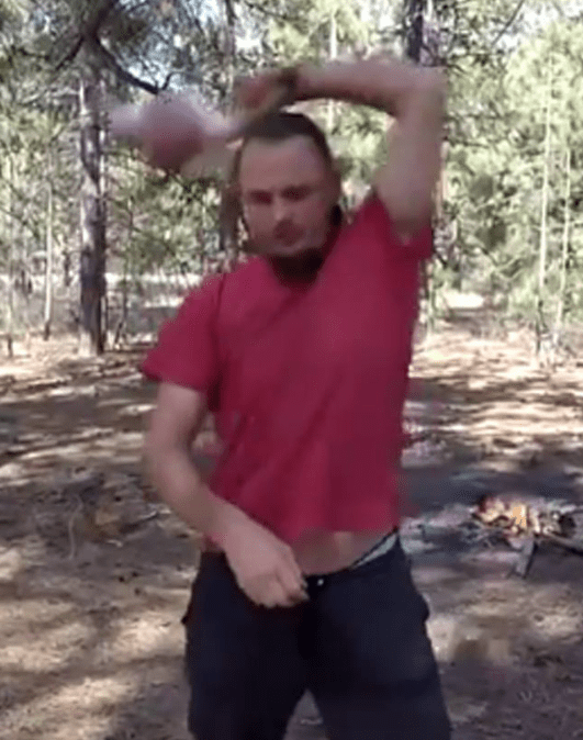 Kirill Stremousov went viral in 2017 for swinging a baby round his head in a bizarre 'yoga' ritual