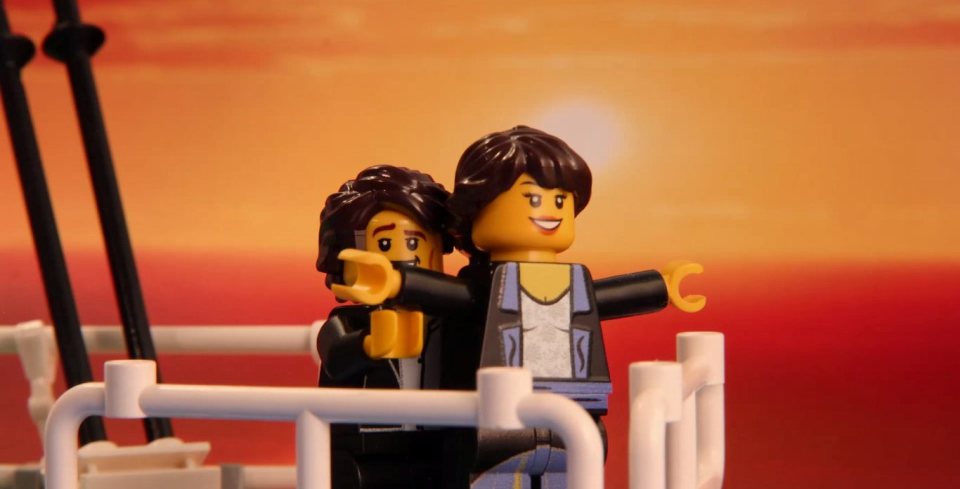 C: DON’T LEGO OF ME . . . Leonardo DiCaprio and Kate Winslet really clicked in this nautical 1997 disaster movie