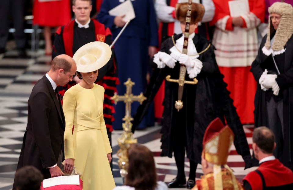 Prince William looked joyful and upbeat during today's festivities