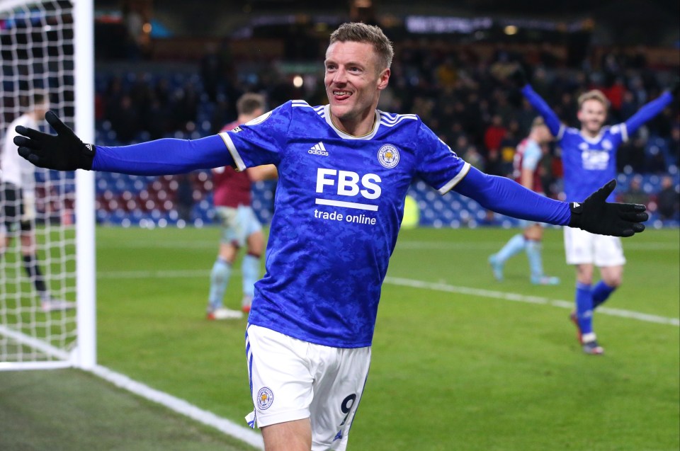 Jamie Vardy would no doubt relish the chance to face Wayne Rooney's Derby