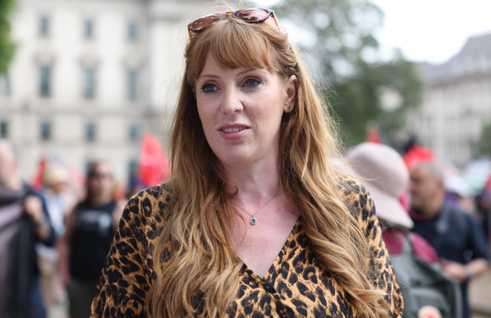 Angela Rayner backed the striking workers today