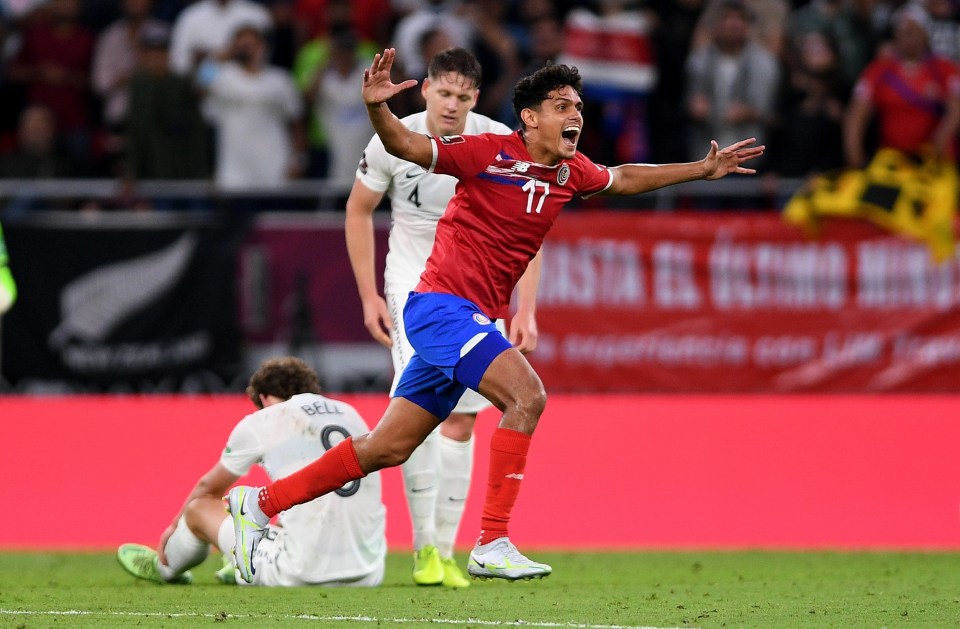 Costa Rica secured the final World Cup place