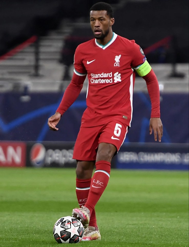 Midfielder Georginio Wijnaldum has also been dropped by Holland