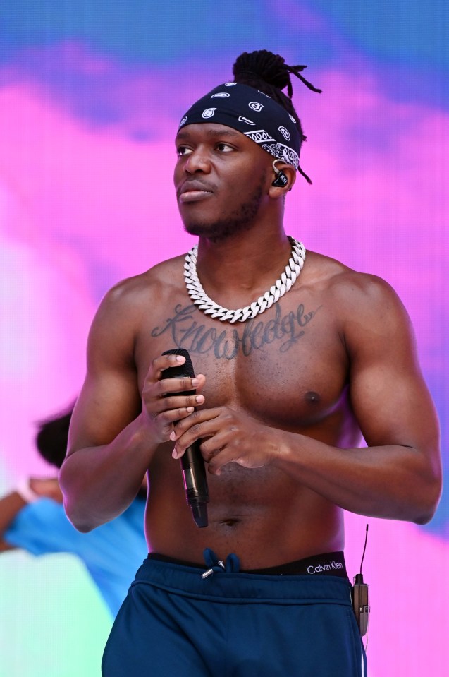 The rapper performing at the Summertime Ball