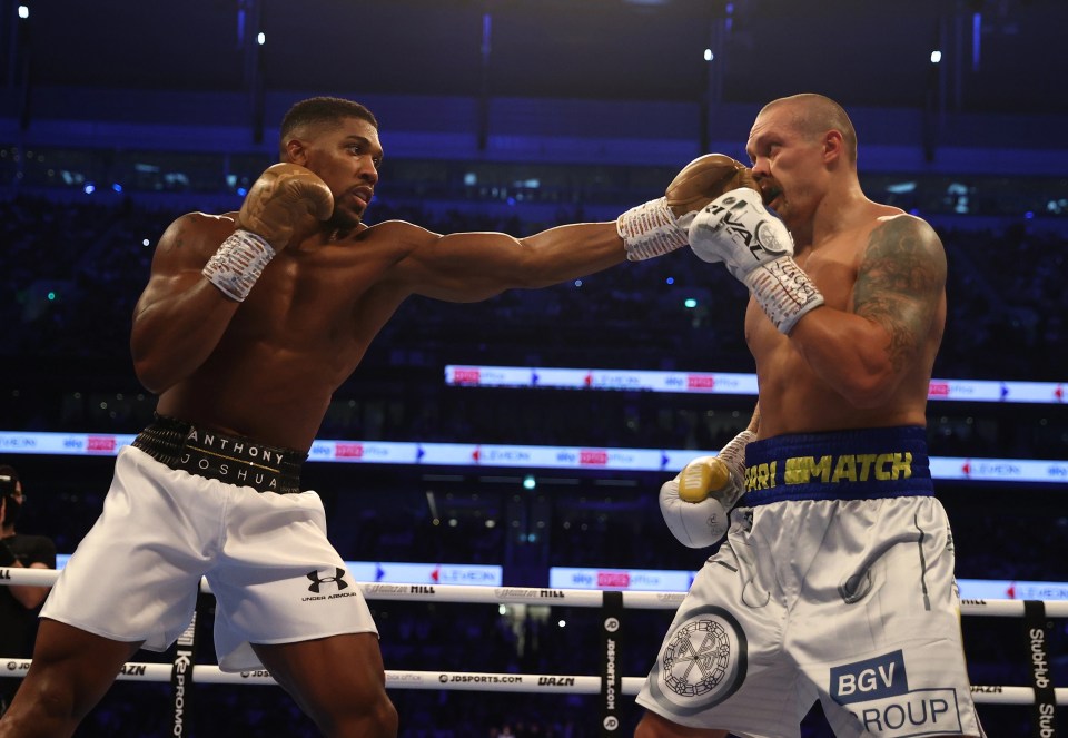 Anthony Joshua lost to Oleksandr Usyk in September