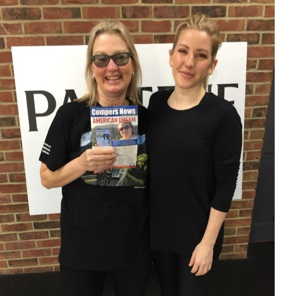 A prize from Asda and Pantene saw Polly meet popstar Ellie Goulding