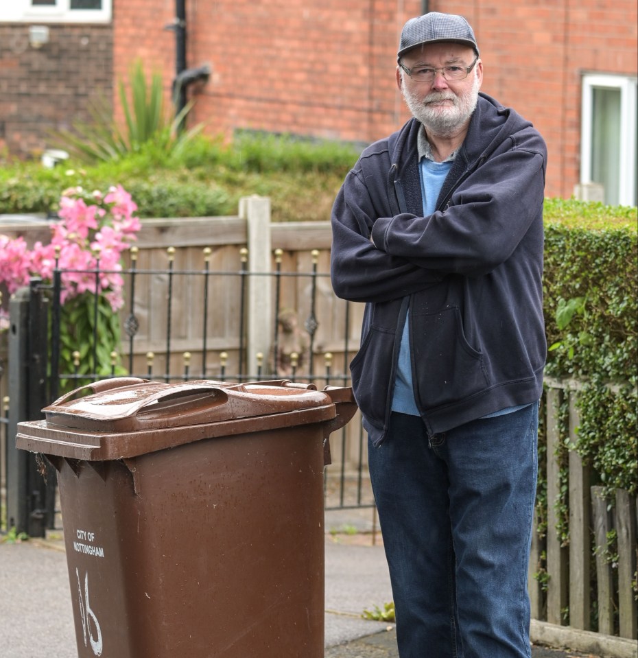 Robert Gisby, 63, can hardly reverse off his drive thanks to inconsiderate drivers parking on his street