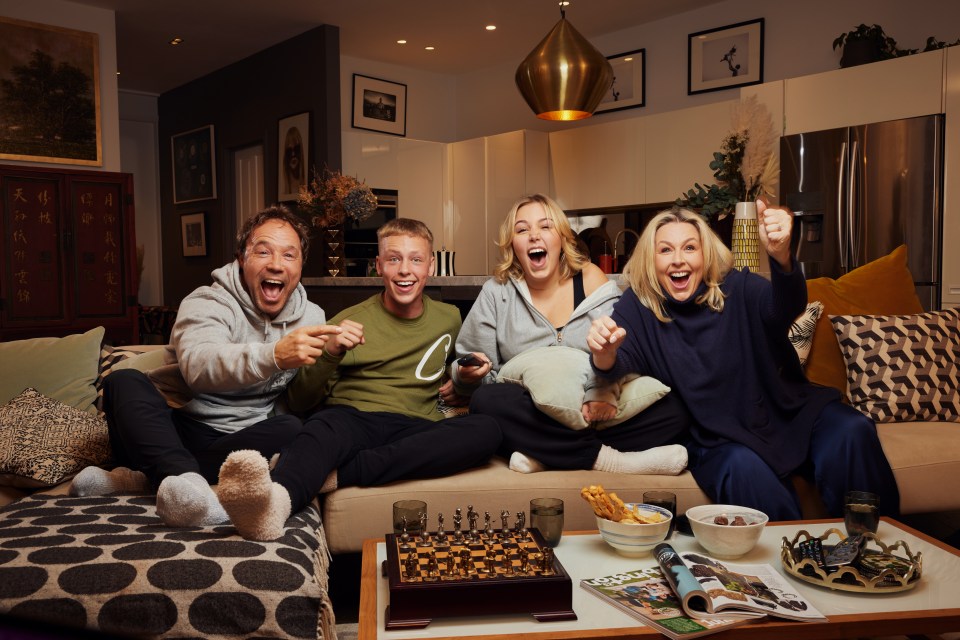 Stephen Graham is joined by his wife and kids