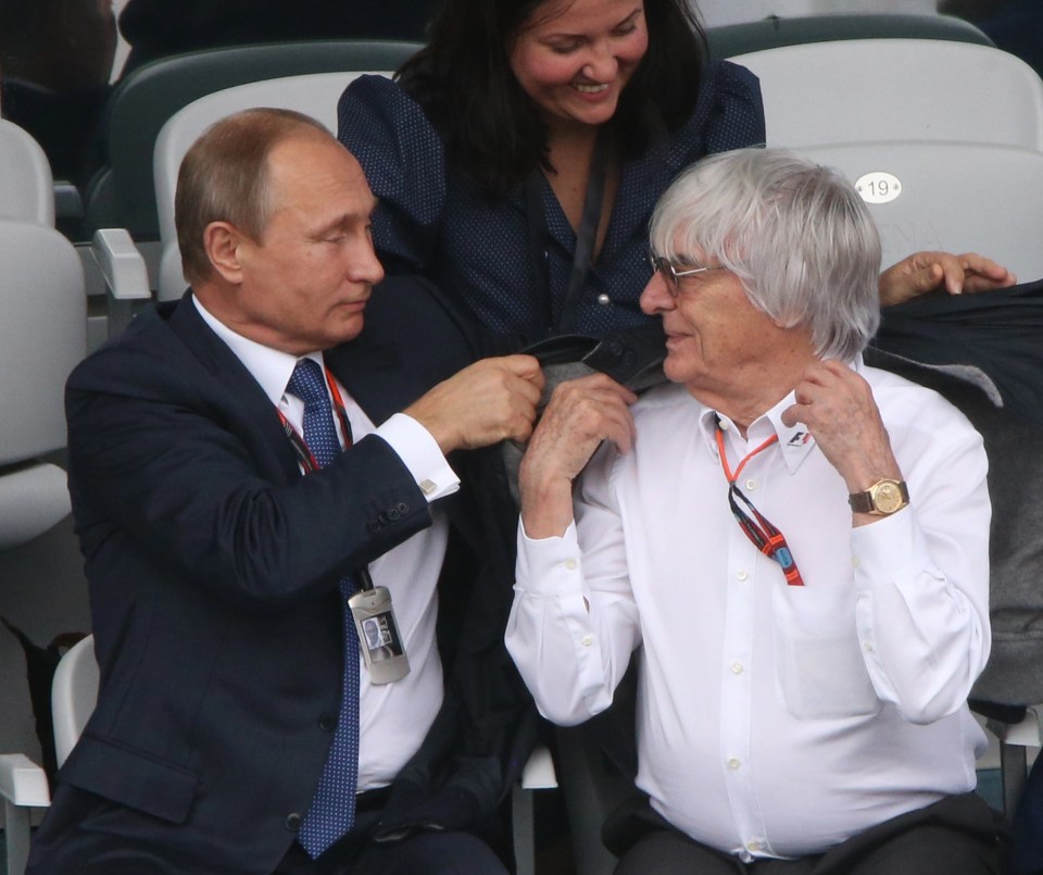 Ecclestone, 91, passionately defended Vladimir Putin