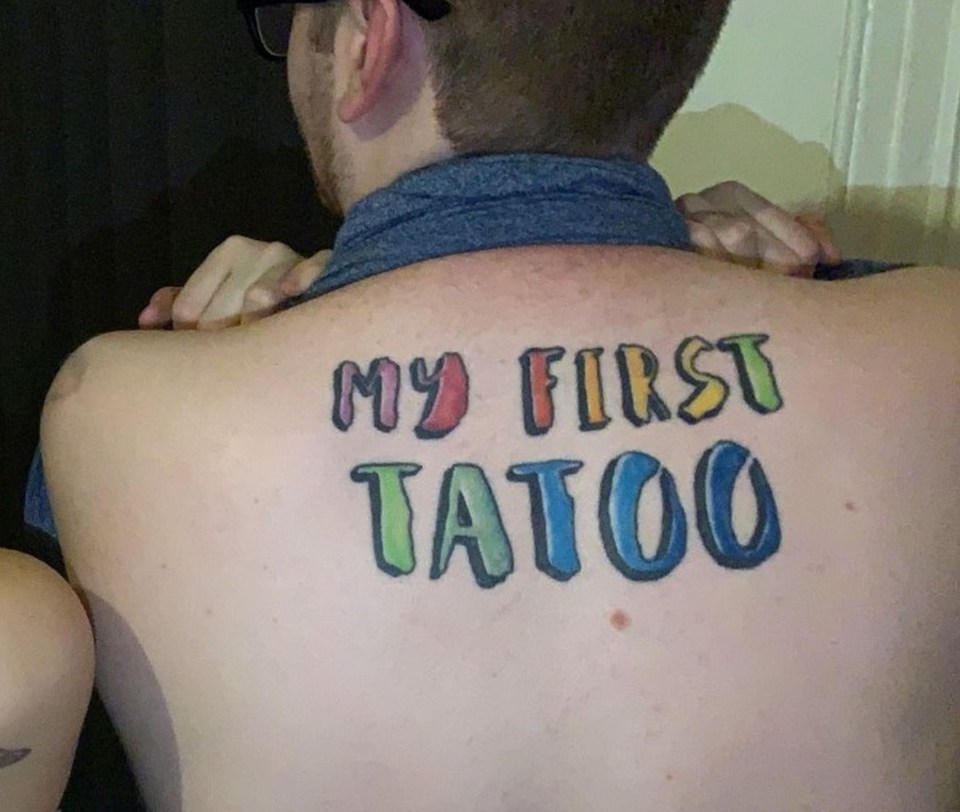 Christian Walton, 23, is desperate to get rid of his dodgy tattoo