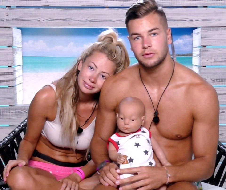 Chris rose to fame on 2017's Love Island alongside Olivia Attwood and toy baby Cash