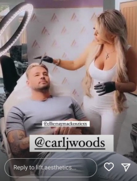 Carl Woods and Katie Price got anti-wrinkle injections together