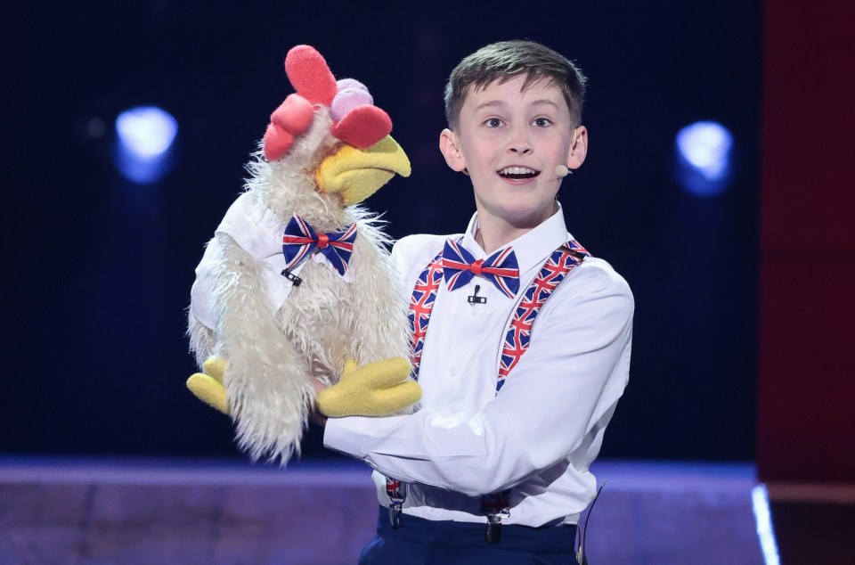 He was up against young ventriloquist Jamie Leahey, who placed second in this year's Britain's Got Talent