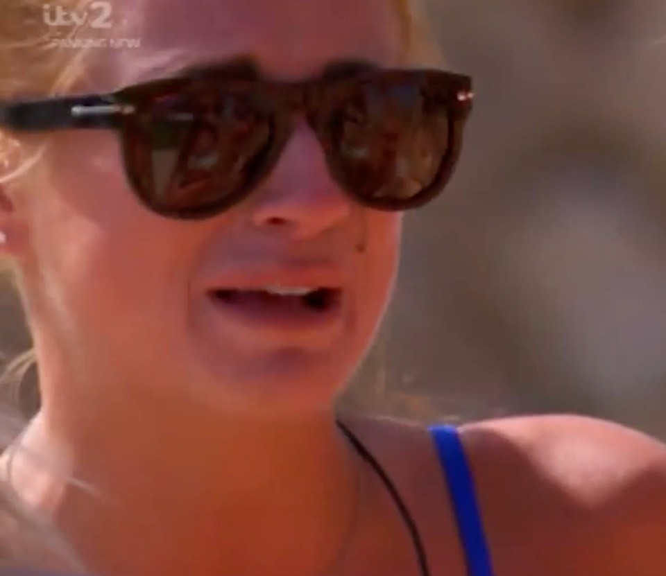 Dani Dyer broke down in tears on seeing a video of Jack in Casa Amor