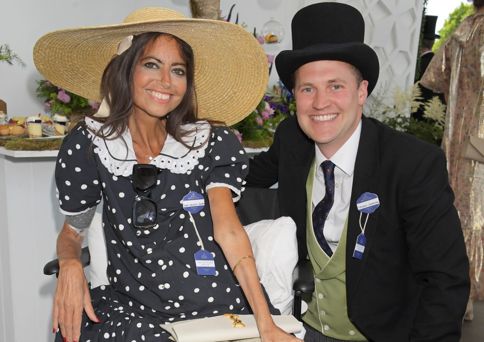 Debs and Benjamin were all smiles this afternoon after enjoying cocktails together this week