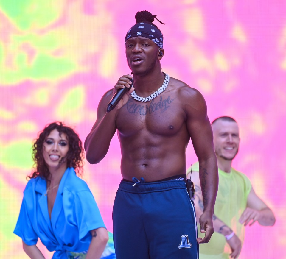 KSI has shown off his ripped body transformation ahead of his return to boxing