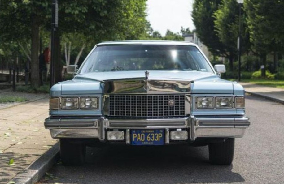 A large chrome grille was one of Cadillac's trademark features