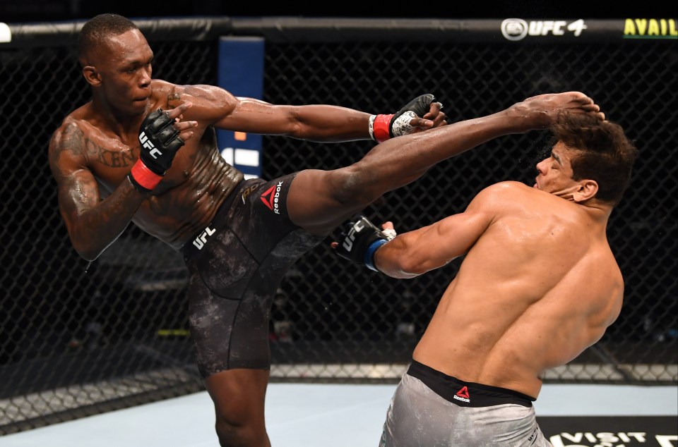 Israel Adesanya was accused to taking performance-enhancing drugs