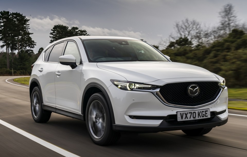 The Mazda CX-5 is a popular family SUV and placed second in the survey