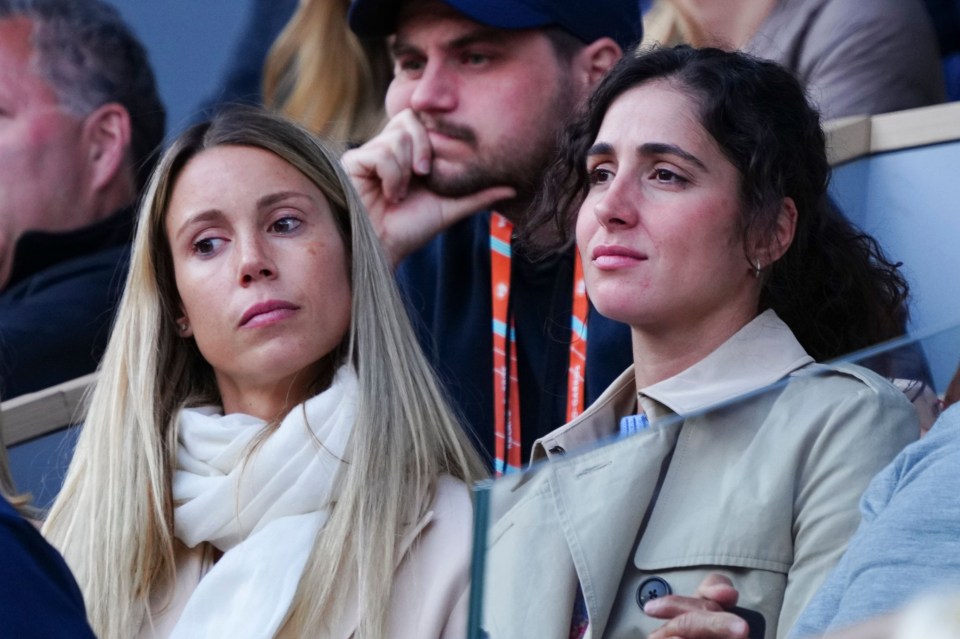 Mery can often be seen in the stands alongside Rafa's sister Maribel